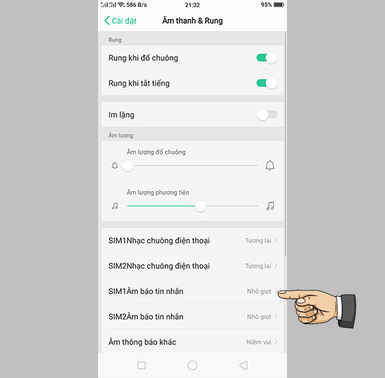 Vào nhạc chuông Sim